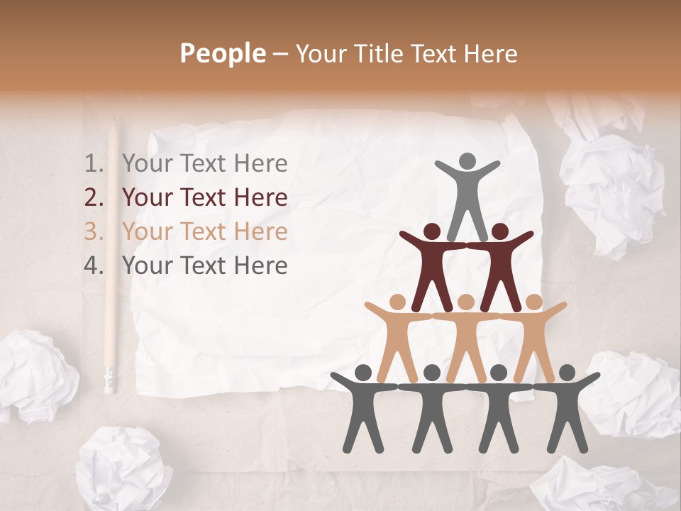 Color Writers Idea PowerPoint Template