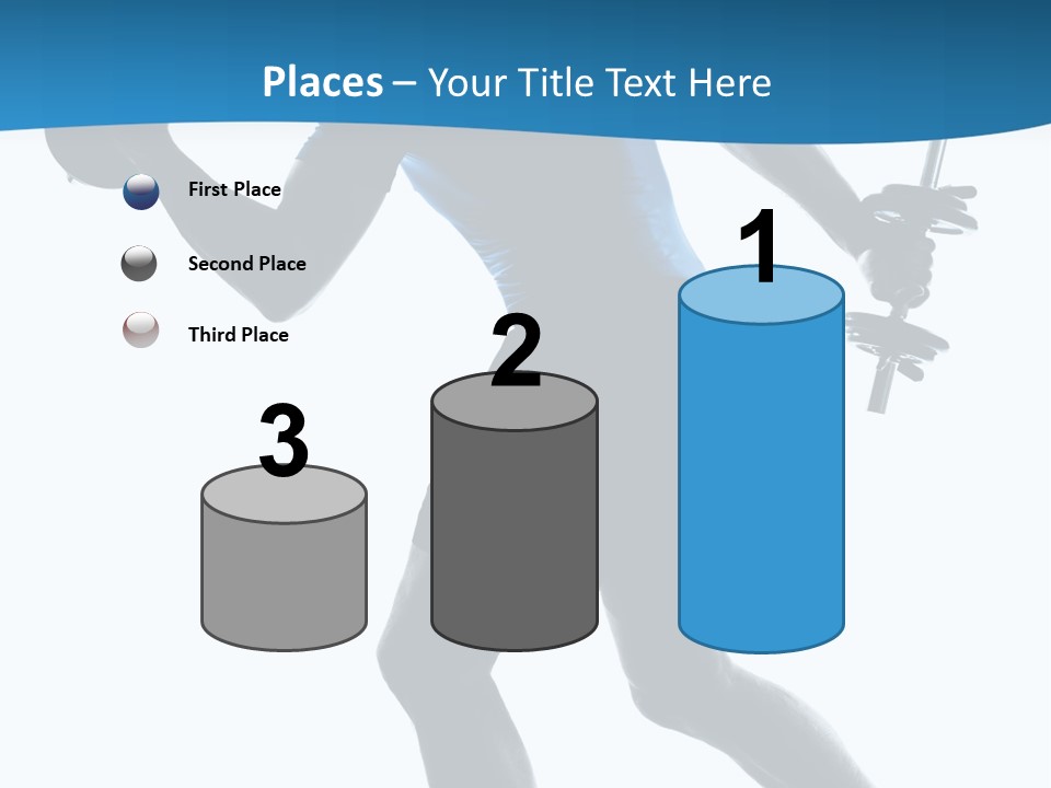 Profile Standing Young PowerPoint Template
