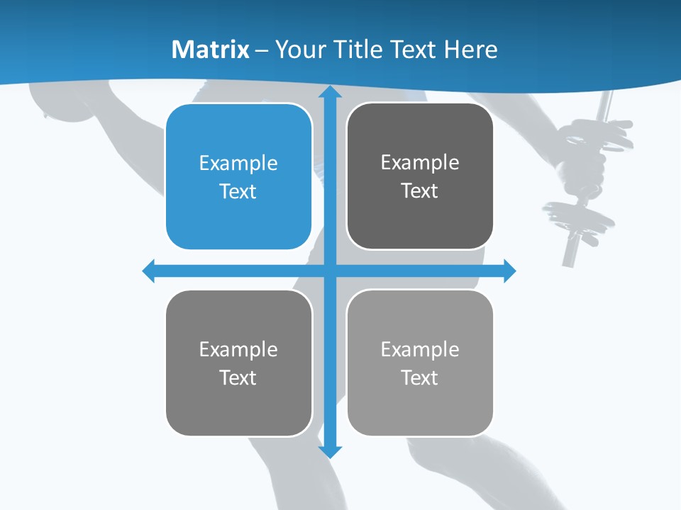 Profile Standing Young PowerPoint Template