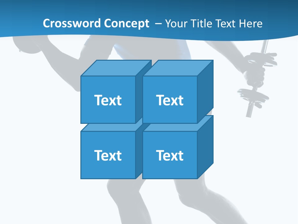 Profile Standing Young PowerPoint Template