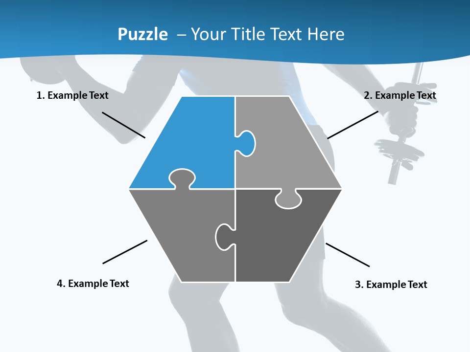 Profile Standing Young PowerPoint Template