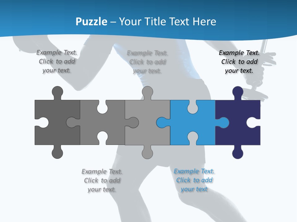 Profile Standing Young PowerPoint Template