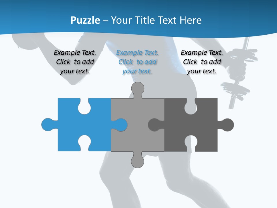 Profile Standing Young PowerPoint Template