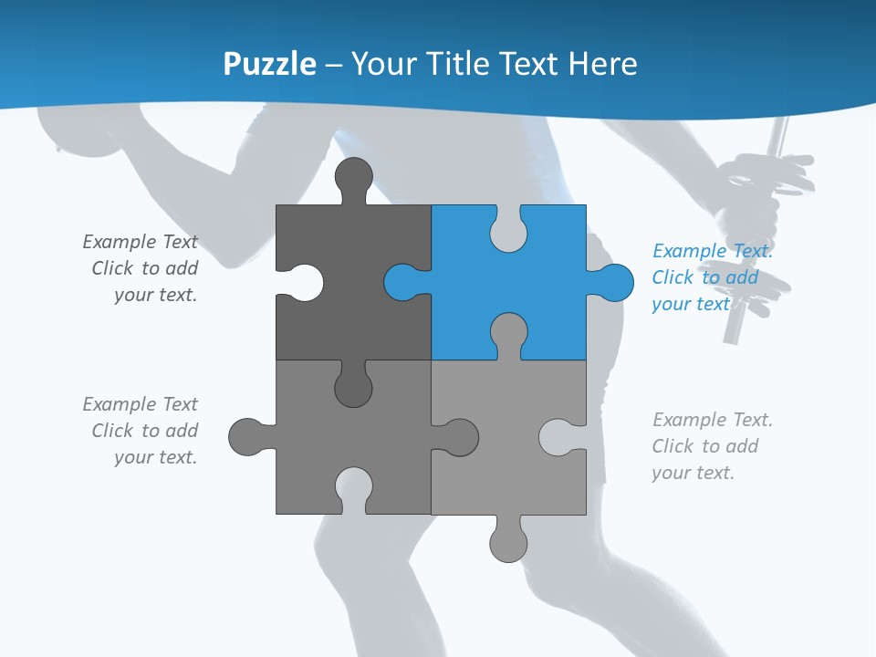 Profile Standing Young PowerPoint Template