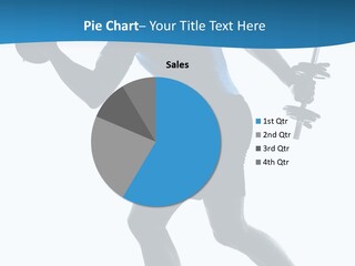 Profile Standing Young PowerPoint Template