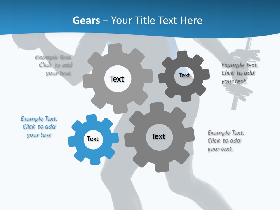 Profile Standing Young PowerPoint Template