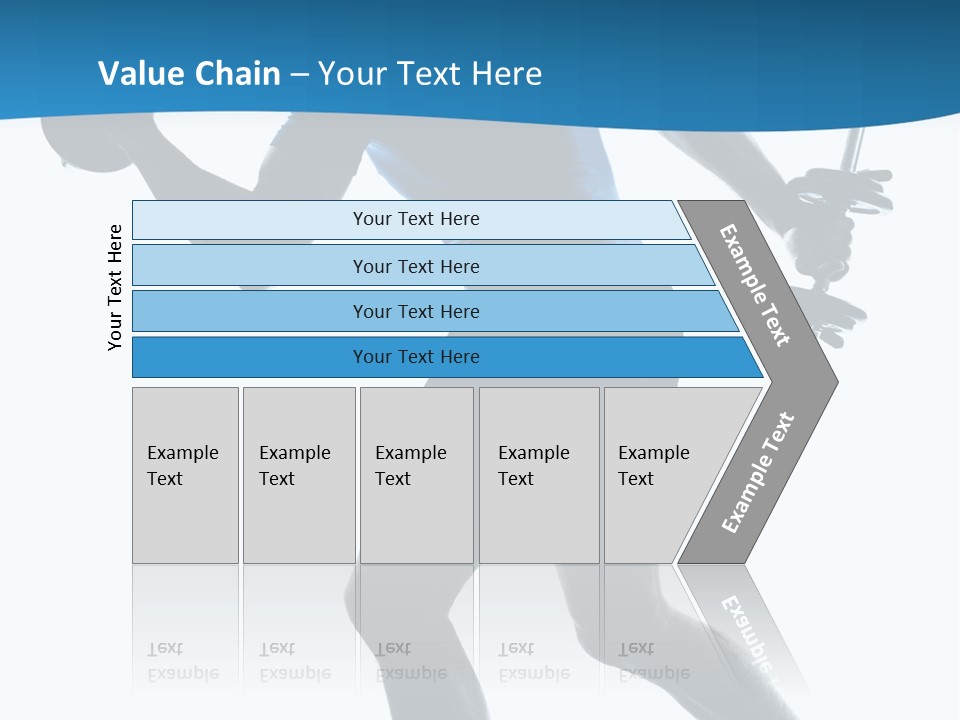 Profile Standing Young PowerPoint Template