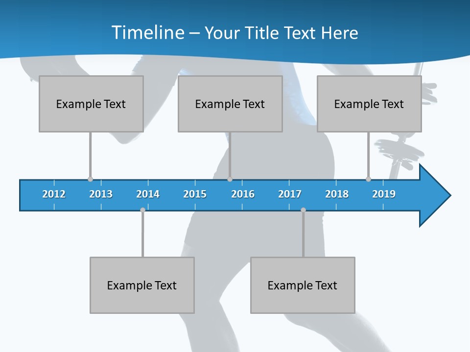 Profile Standing Young PowerPoint Template