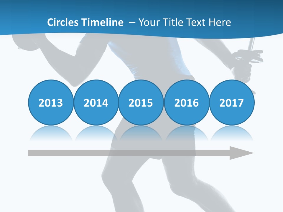 Profile Standing Young PowerPoint Template