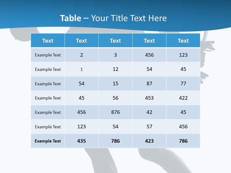 Profile Standing Young PowerPoint Template