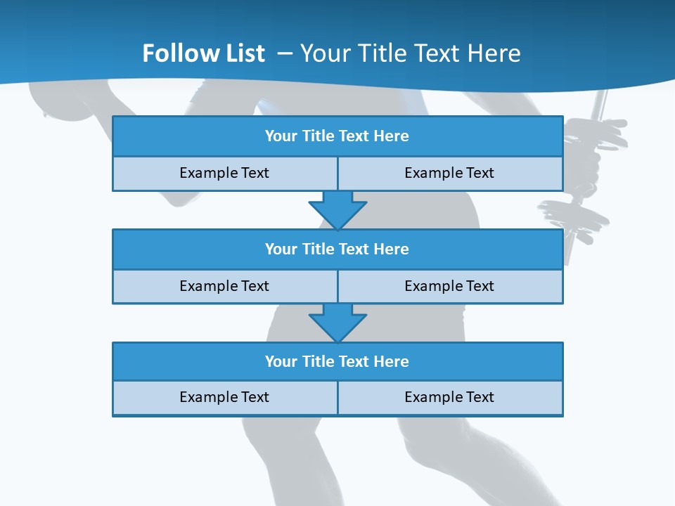 Profile Standing Young PowerPoint Template