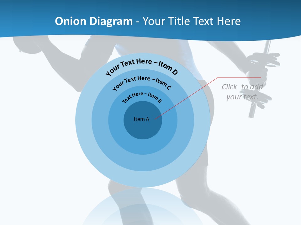 Profile Standing Young PowerPoint Template