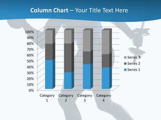 Profile Standing Young PowerPoint Template