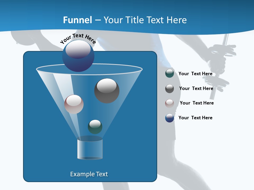 Profile Standing Young PowerPoint Template