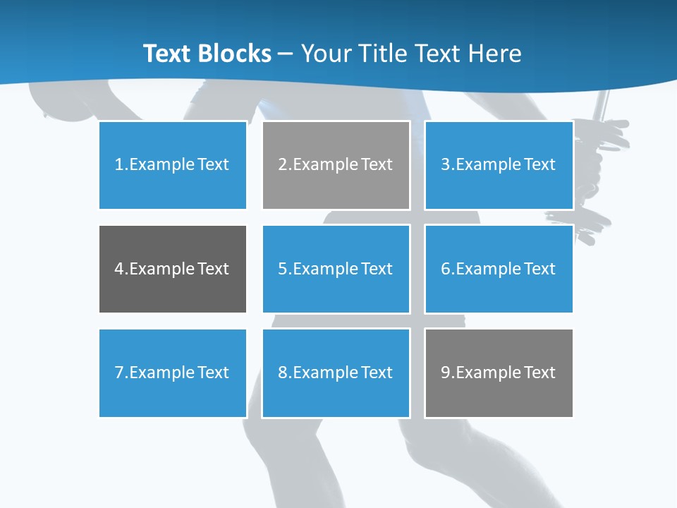 Profile Standing Young PowerPoint Template