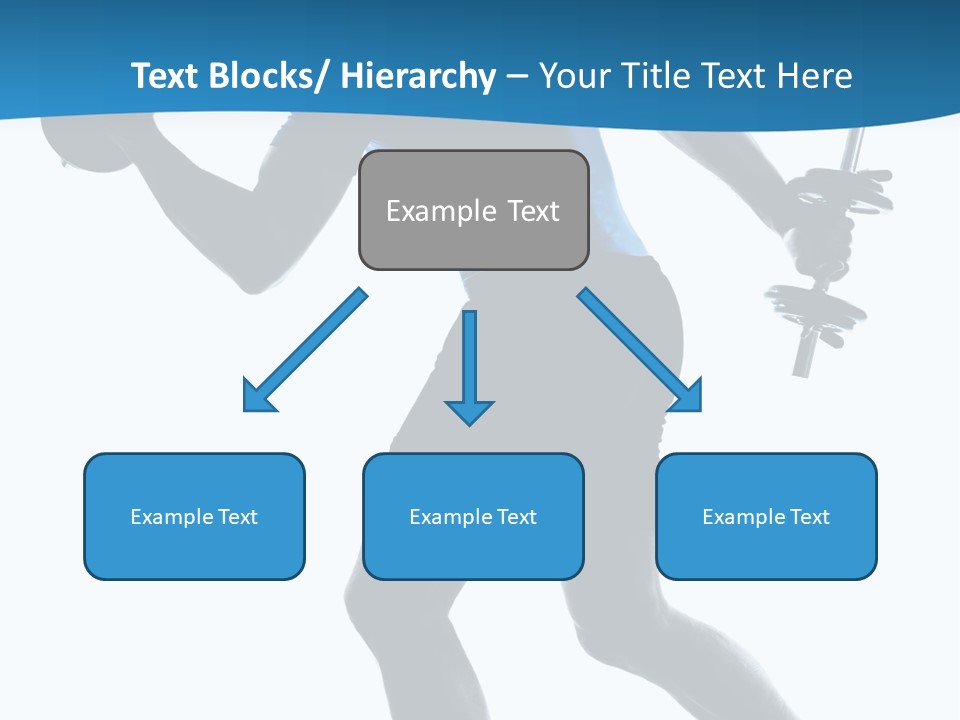 Profile Standing Young PowerPoint Template