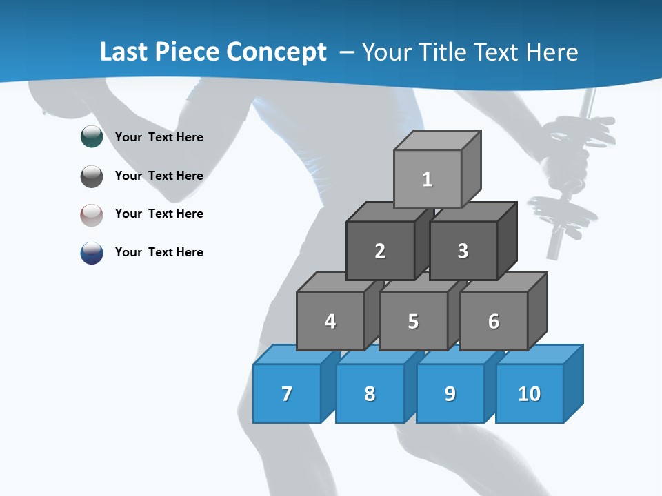 Profile Standing Young PowerPoint Template