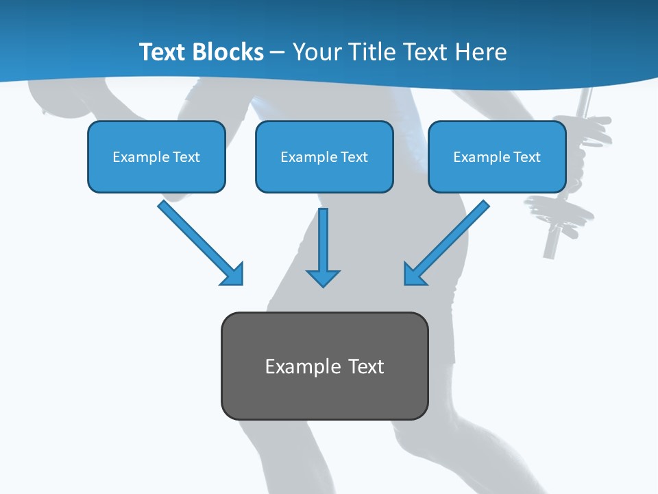 Profile Standing Young PowerPoint Template