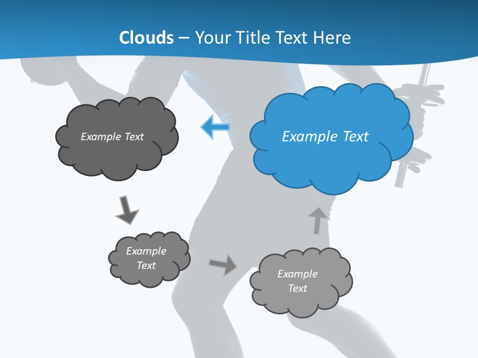 Profile Standing Young PowerPoint Template