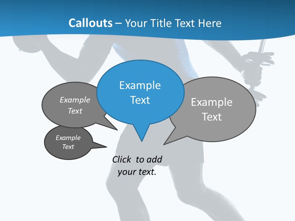 Profile Standing Young PowerPoint Template