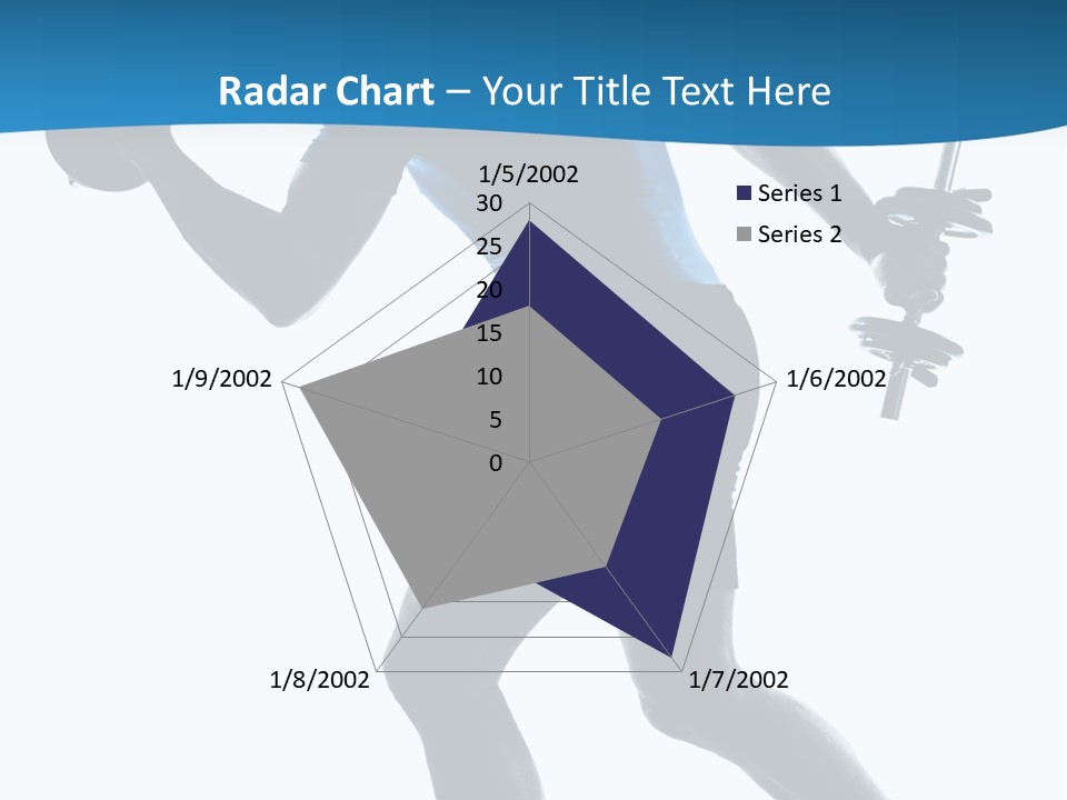 Profile Standing Young PowerPoint Template