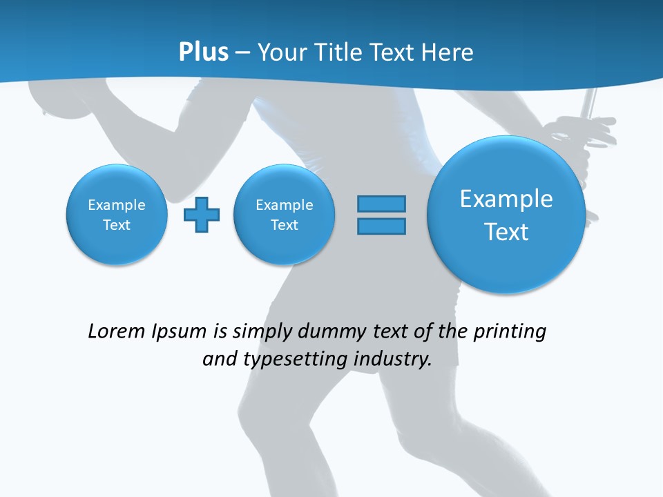 Profile Standing Young PowerPoint Template
