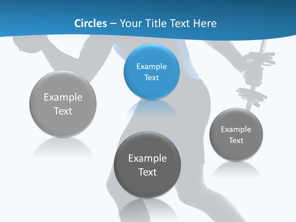Profile Standing Young PowerPoint Template