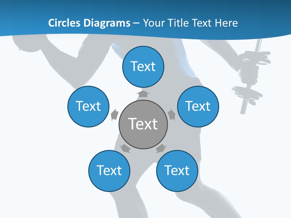Profile Standing Young PowerPoint Template