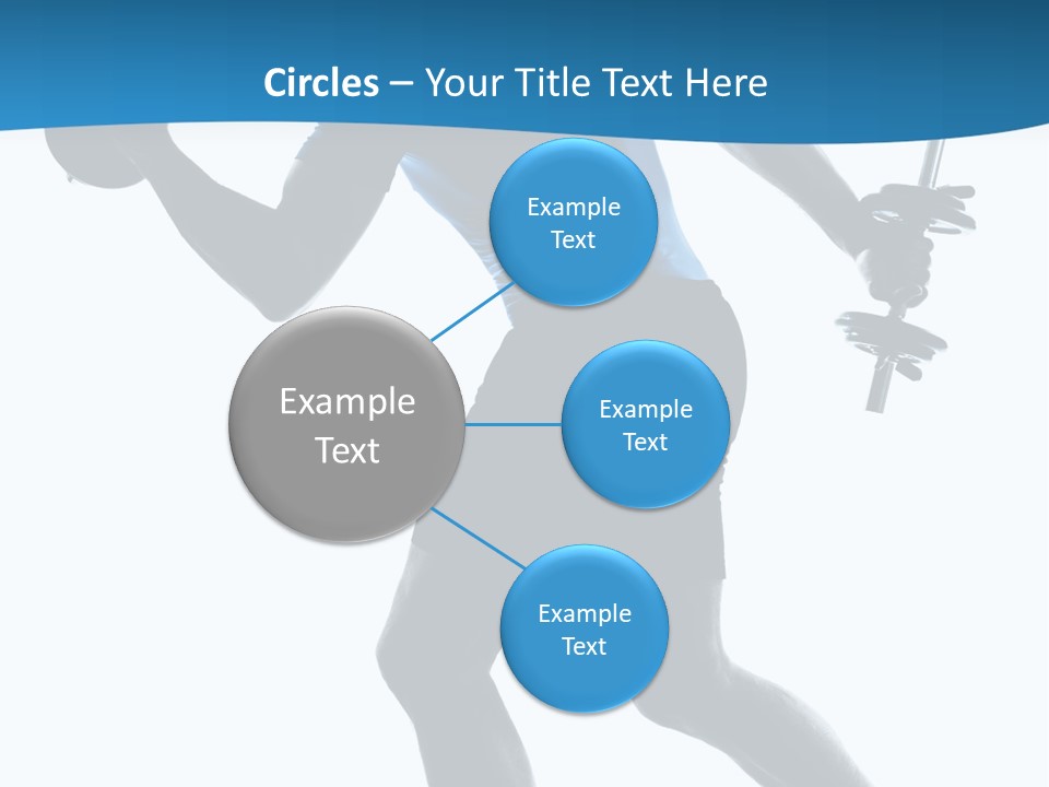 Profile Standing Young PowerPoint Template