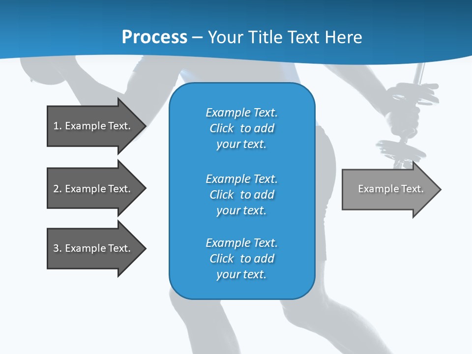 Profile Standing Young PowerPoint Template