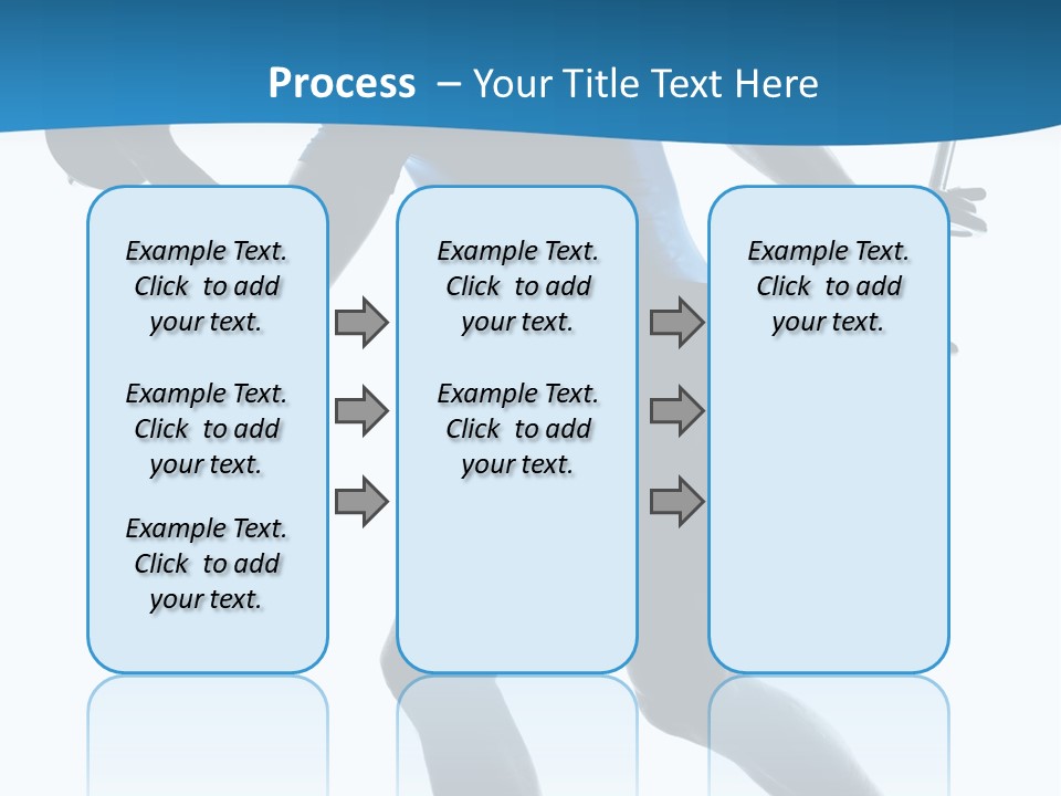 Profile Standing Young PowerPoint Template