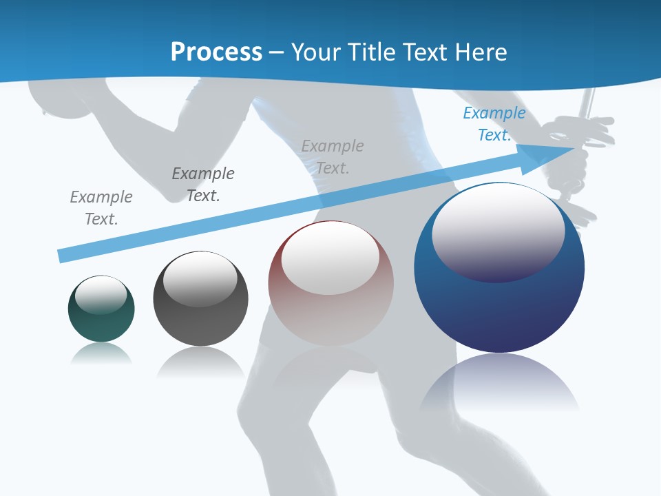 Profile Standing Young PowerPoint Template