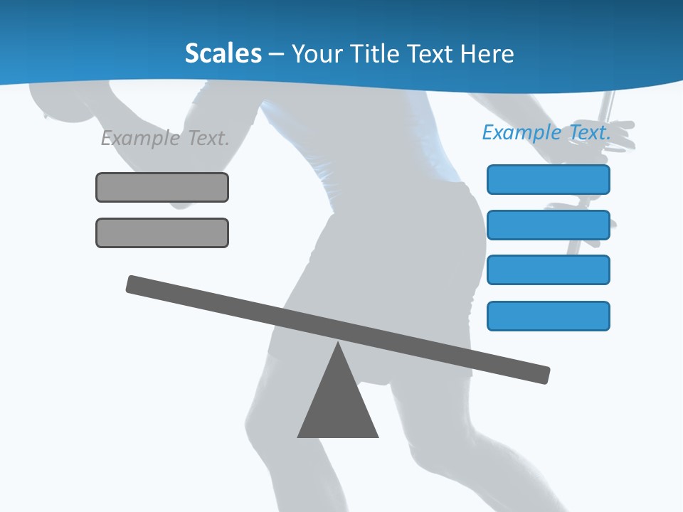 Profile Standing Young PowerPoint Template