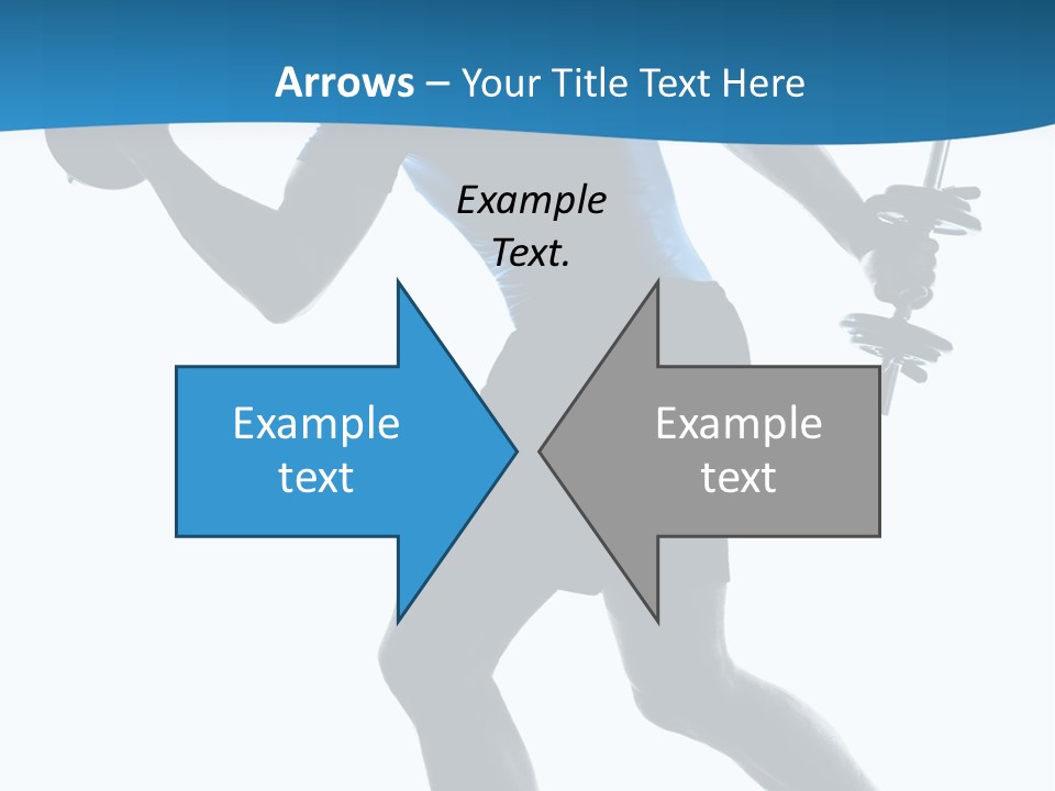 Profile Standing Young PowerPoint Template