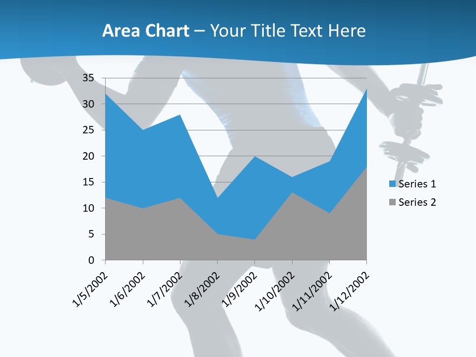 Profile Standing Young PowerPoint Template
