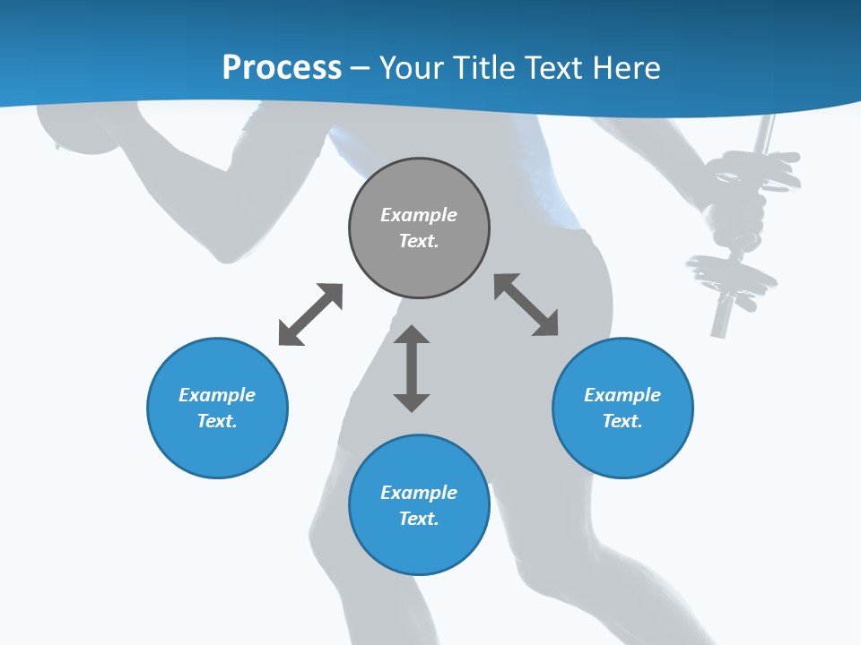 Profile Standing Young PowerPoint Template