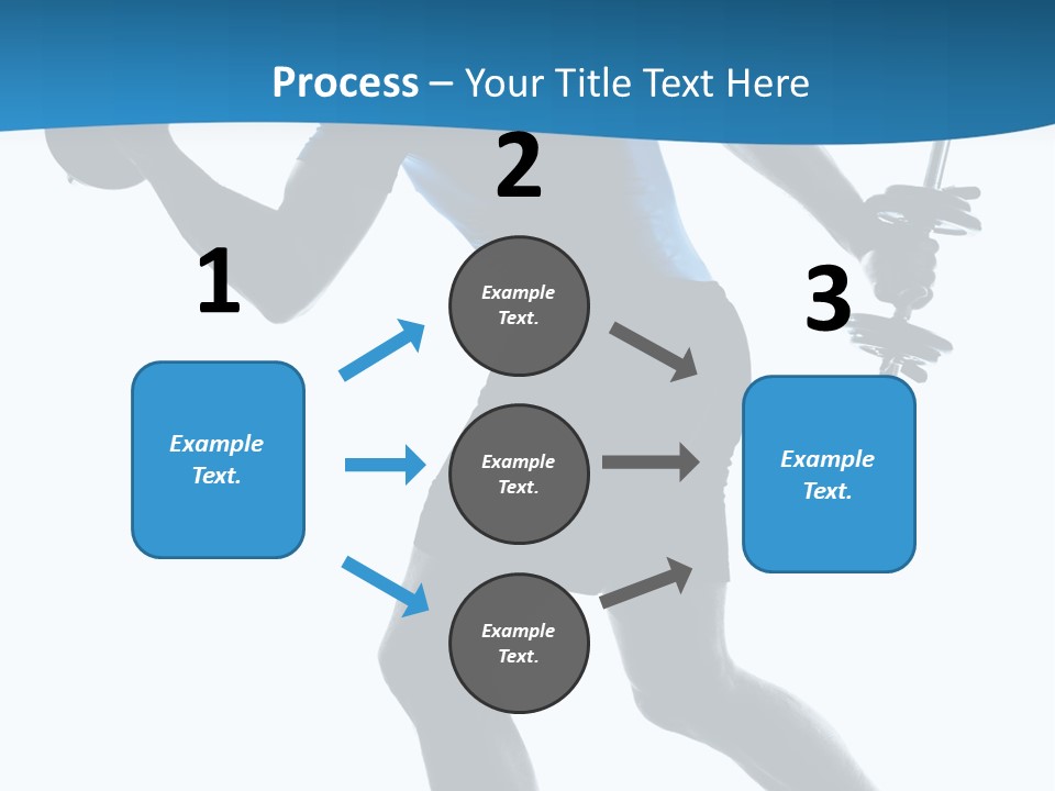Profile Standing Young PowerPoint Template