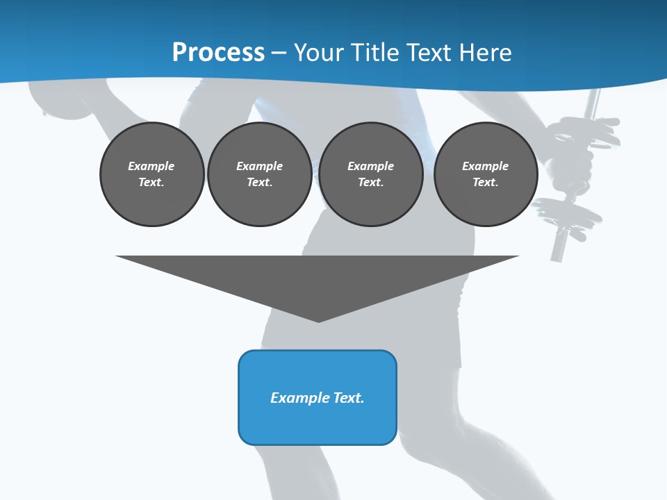 Profile Standing Young PowerPoint Template