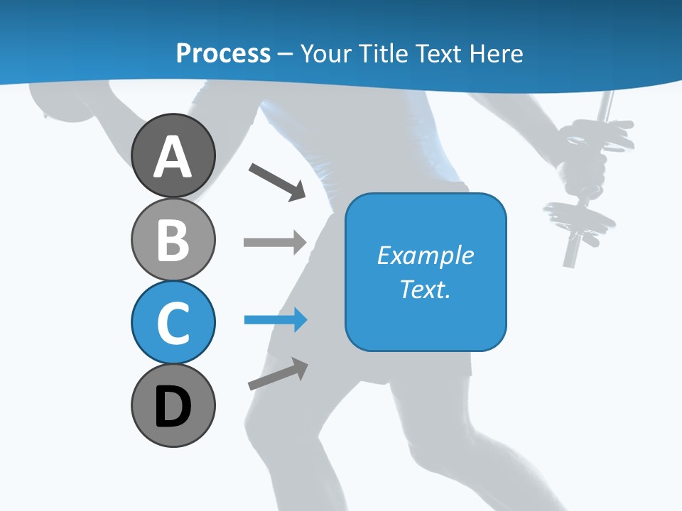 Profile Standing Young PowerPoint Template