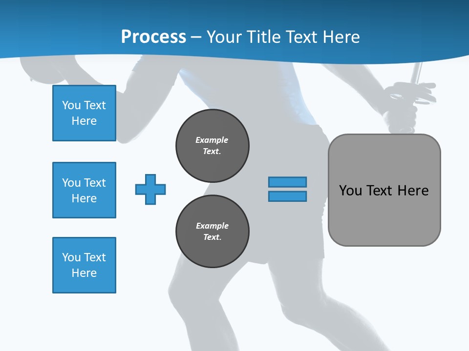 Profile Standing Young PowerPoint Template