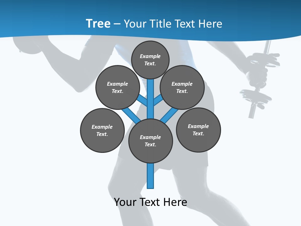 Profile Standing Young PowerPoint Template