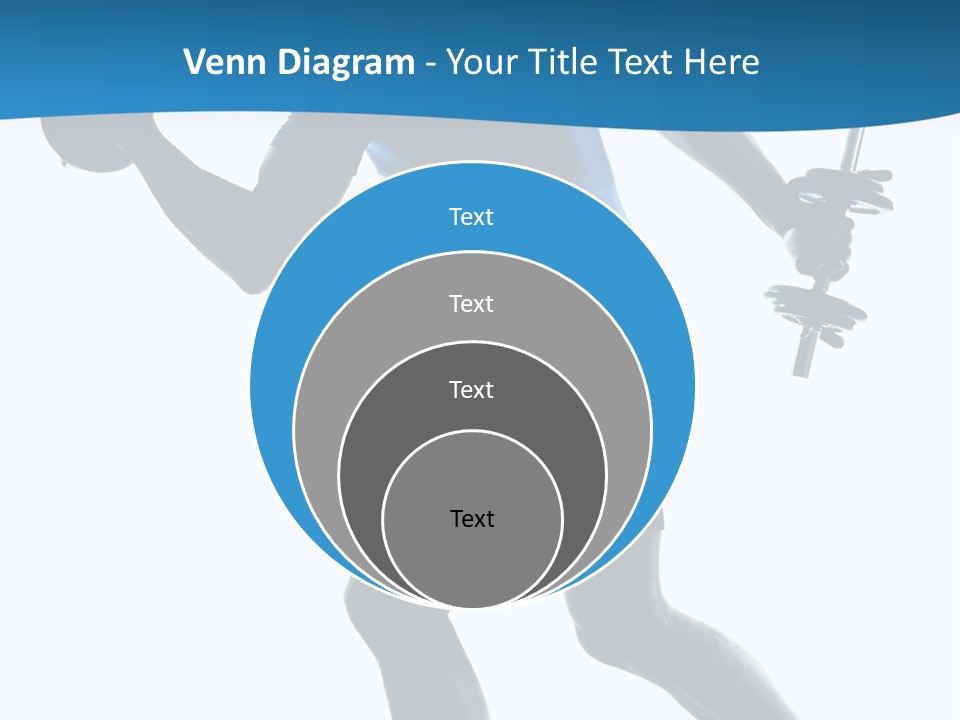Profile Standing Young PowerPoint Template