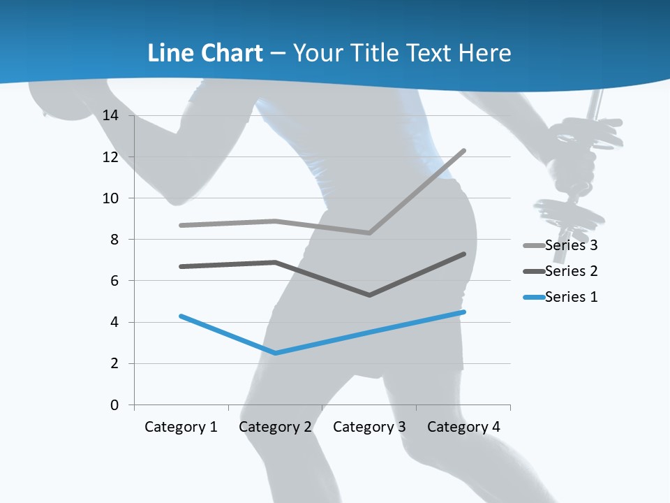Profile Standing Young PowerPoint Template