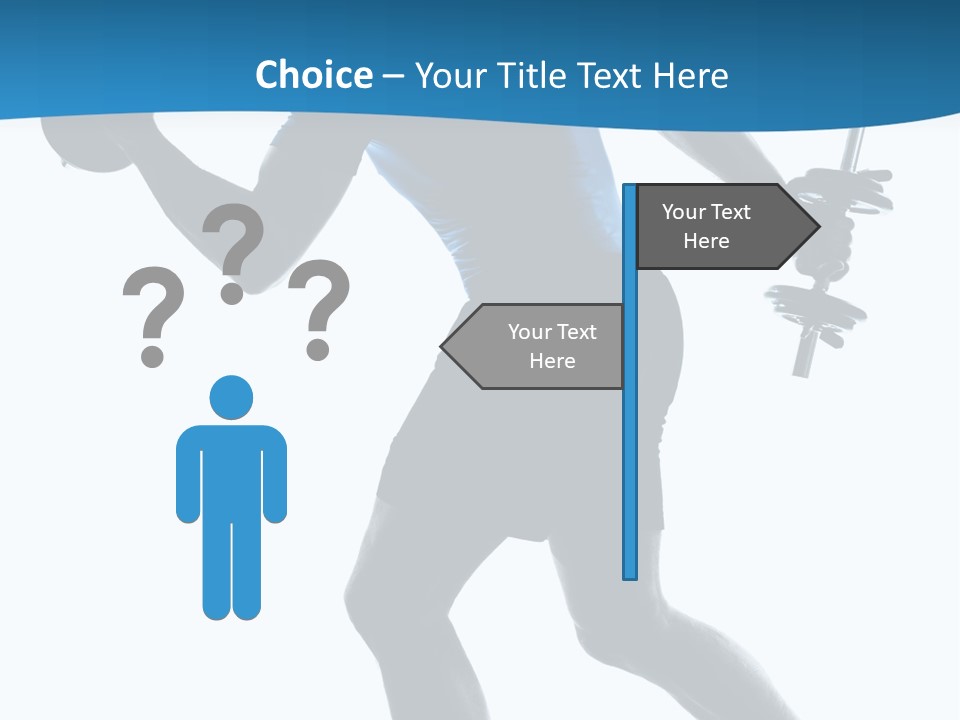 Profile Standing Young PowerPoint Template