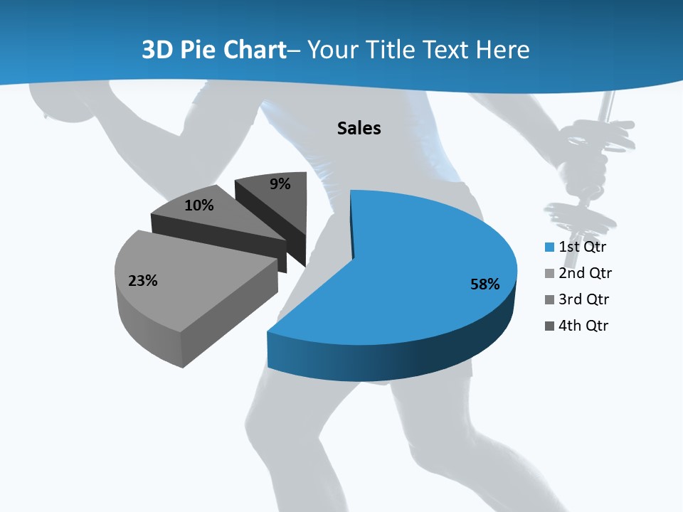 Profile Standing Young PowerPoint Template
