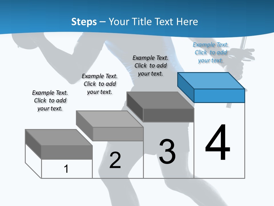 Profile Standing Young PowerPoint Template