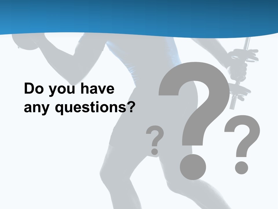 Profile Standing Young PowerPoint Template