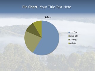 Clouds Valley Ojai Valley PowerPoint Template