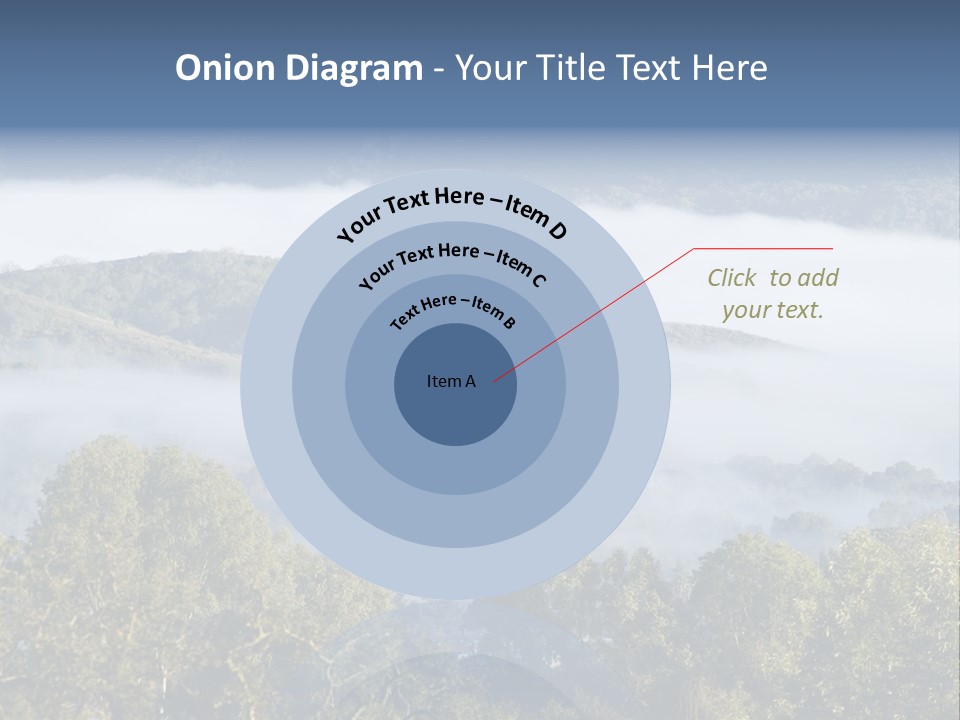 Clouds Valley Ojai Valley PowerPoint Template