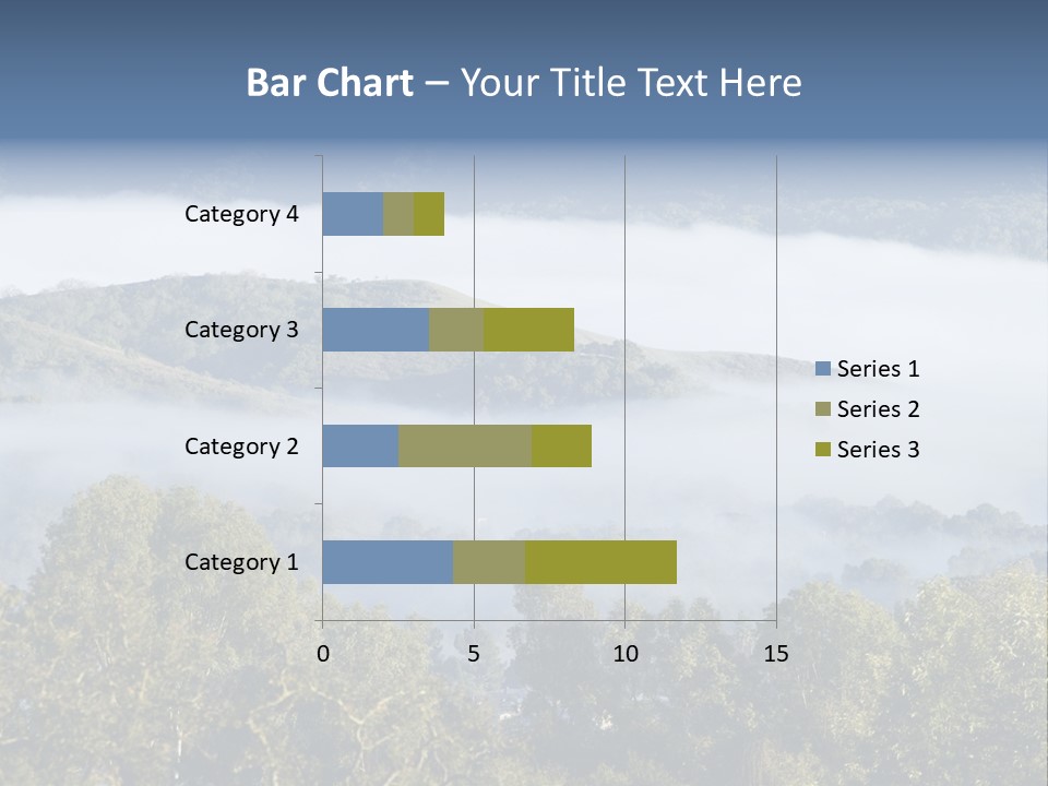 Clouds Valley Ojai Valley PowerPoint Template